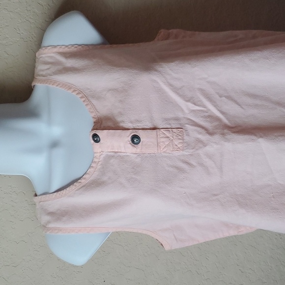 Large pink sleeveless tank top 100% Cotton GinTonic VTG - Picture 2 of 8